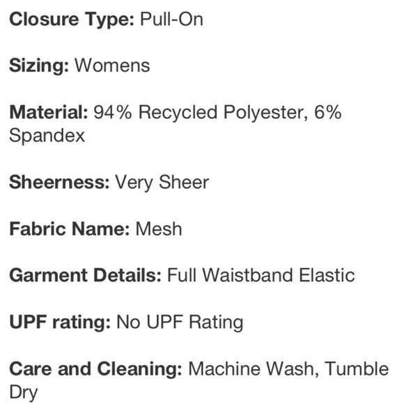 WILD FABLE White Mesh High-waist Swimsuit Cover-Up Pants- Size M - Picture 5 of 9